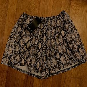 NASTY GAL snakeskin shorts